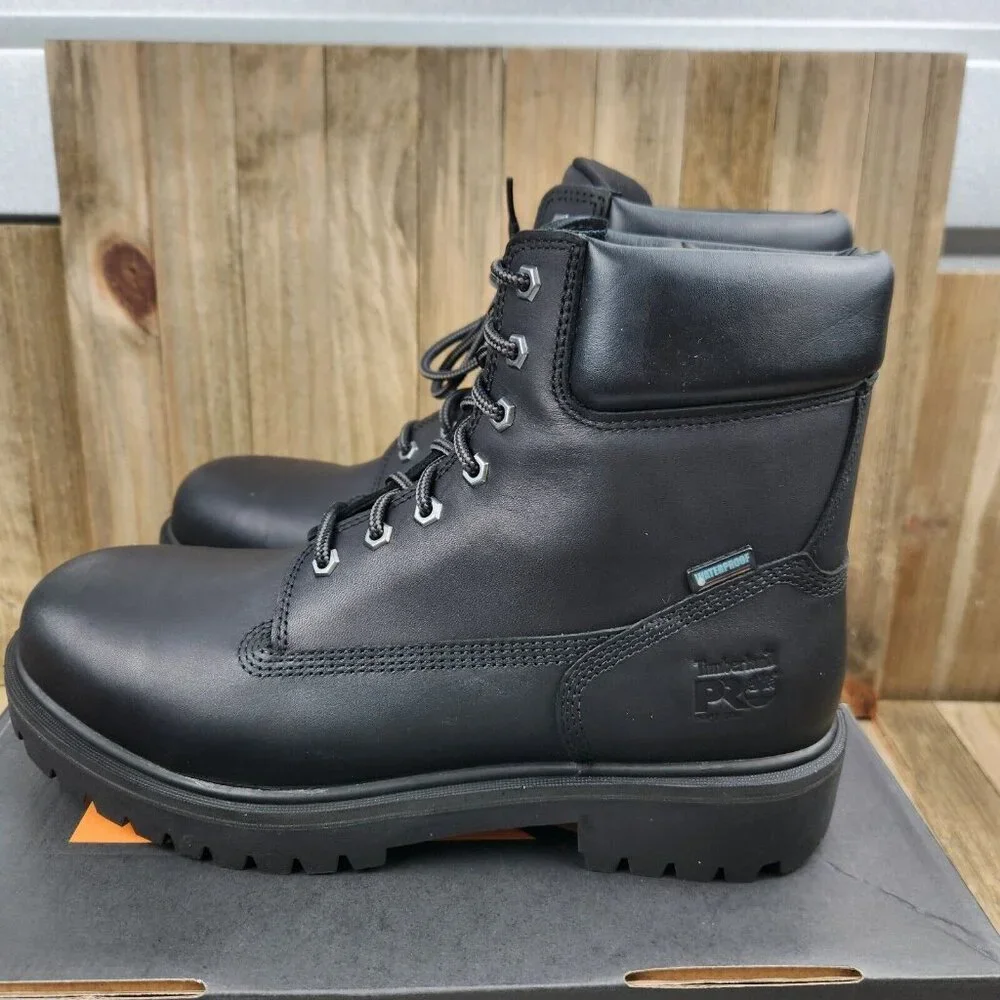 Mens Timberland PRO Direct Attach Waterproof 6" Soft Toe Work Boots - Picture 4 of 10